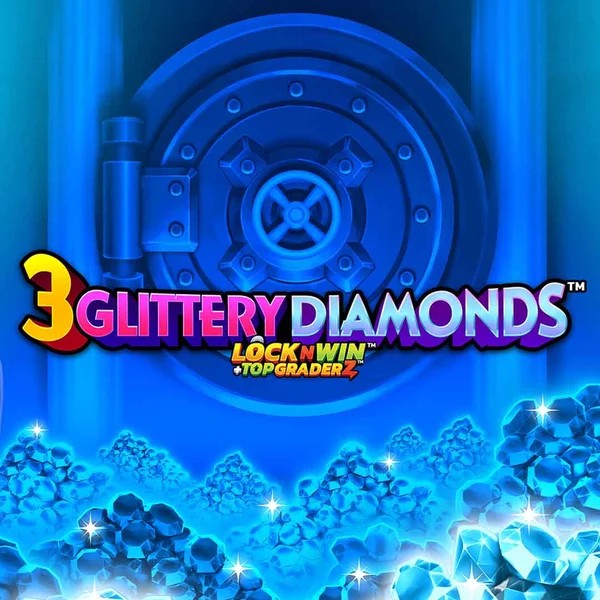 3 Glittery Diamonds logo by PearFiction Studios at Pribet Casino3 Glittery Diamonds