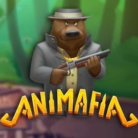 Animafia slot logo by Peter & Sons at Pribet CasinoAnimafia