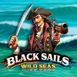 Black Sails Wild Seas logo by Infinity Dragon Studios at Pribet CasinoBlack Sails Wild Seas