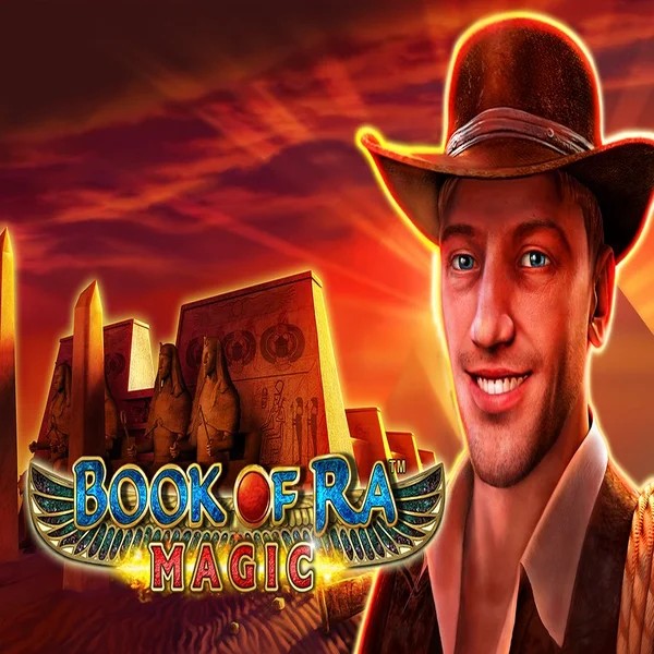 Book of Ra Magic casino game by Greentube – featured logo at Pribet Casino