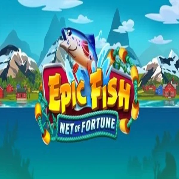 Epic Fish Net of Fortune slot logo by Quickspin at Pribet CasinoEpic Fish Net of Fortune