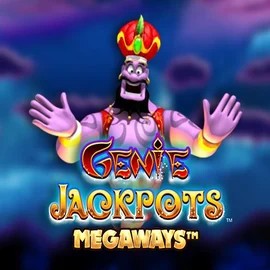 Genie Jackpots Megaways slot logo by Blueprint Gaming at Pribet CasinoGenie Jackpots Megaways