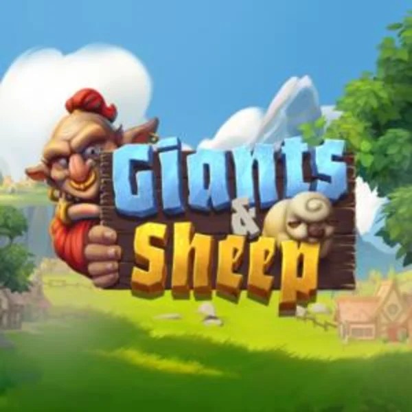 Giants and Sheep slot logo by Relax Gaming at Pribet CasinoGiants and Sheep