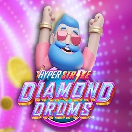 Logo of Hyper Strike Diamond Drums from Gameburger Studios at Pribet Casino
