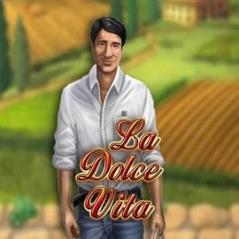 La Dolce Vita slot logo by Gamomat at Pribet CasinoLa Dolce Vita