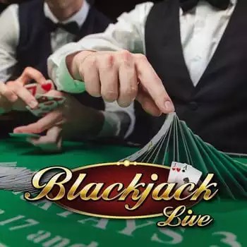 Live Blackjack casino game by Evolution – featured logo at Pribet Casino