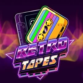 Retro Tapes slot logo by Push Gaming at Pribet CasinoRetro Tapes