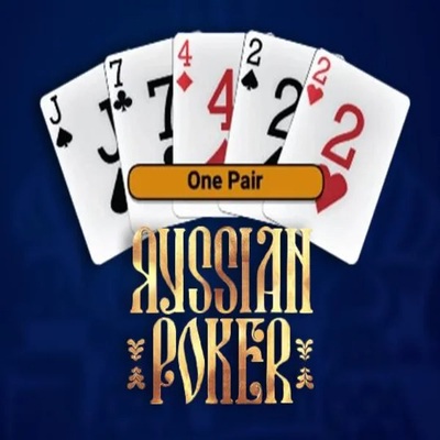 Russian Poker logo by OneTouch Games at Pribet CasinoRussian Poker