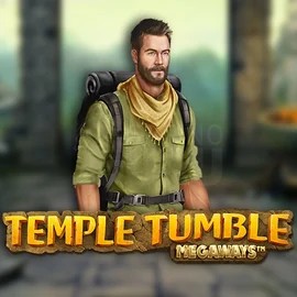 Logo of Temple Tumble Megaways from Relax Gaming at Pribet Casino