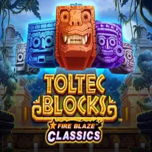 Fire Blaze: Toltec Blocks logo by Rarestone Gaming at Pribet CasinoFire Blaze: Toltec Blocks